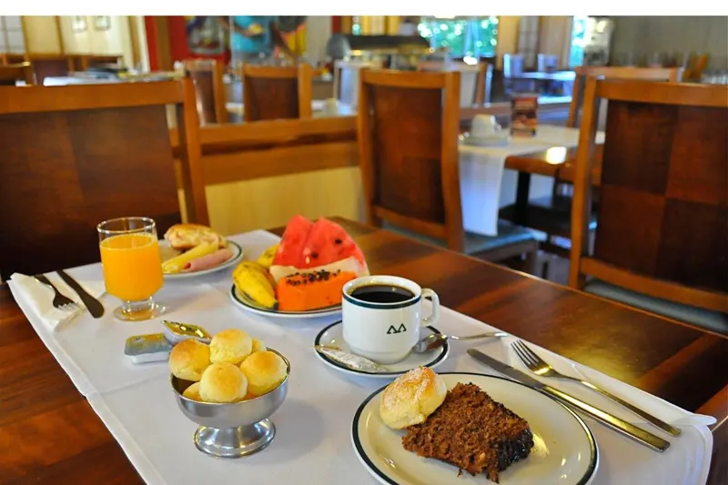 Café da manhã e refeições em Hotel Matsubara