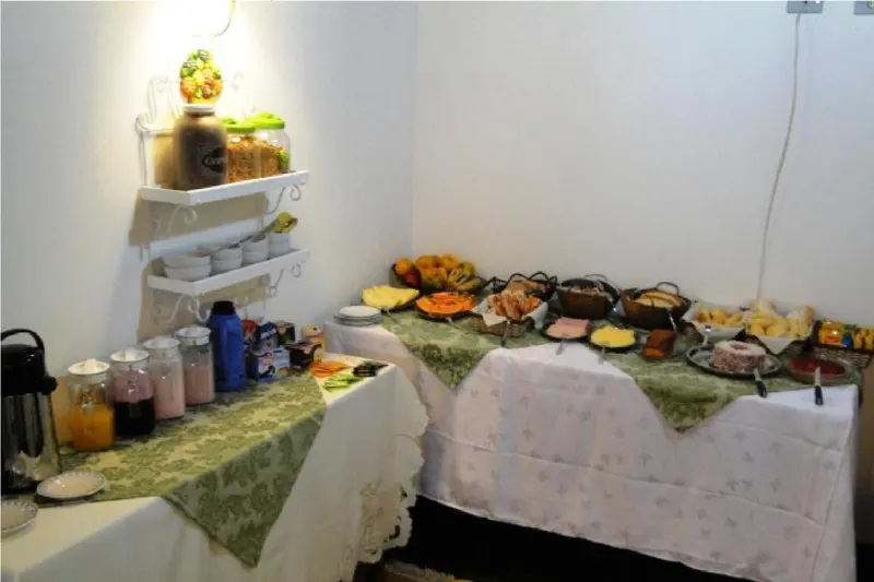 Café da manhã e refeições em Pousada Recanto Siao